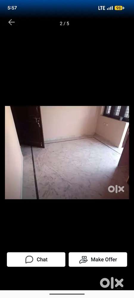 One room set with shared kitchen