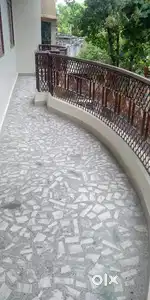 3 room with kitchen, washroom & bolcony at first floor for vegetarian