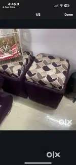 Good condition sofa set with table