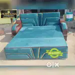 Khwaja furniture, Sofa cum Bed. Bajaj finance available.
