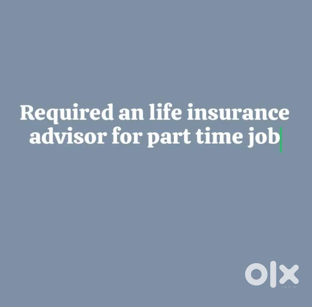 Insurance advisor job