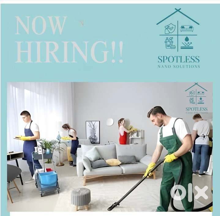 Cleaning Company hiring skilled cleaning staff for deep cleaning sevic
