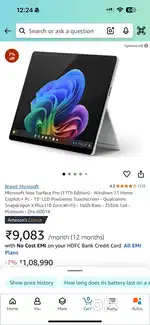Used Microsoft Surface Pro 11