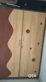 Bed and wardrobe