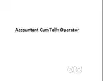 Accountant Cum Tally Operator