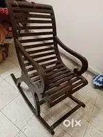 Teak wood relax chair with cushion