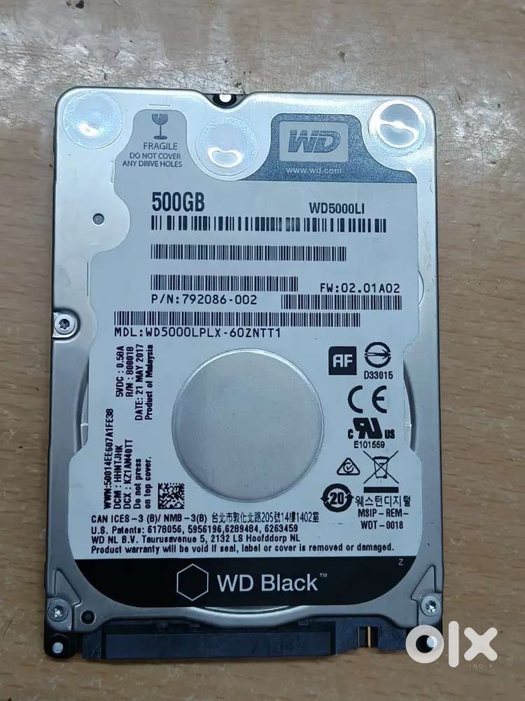 WD 500GB Internal Hard Drive