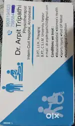 Physiotherapy home visit,  Ahemdabad - ex P.T-  Civil hospital Asarwa
