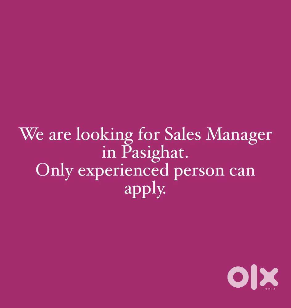 Hiring sales manager