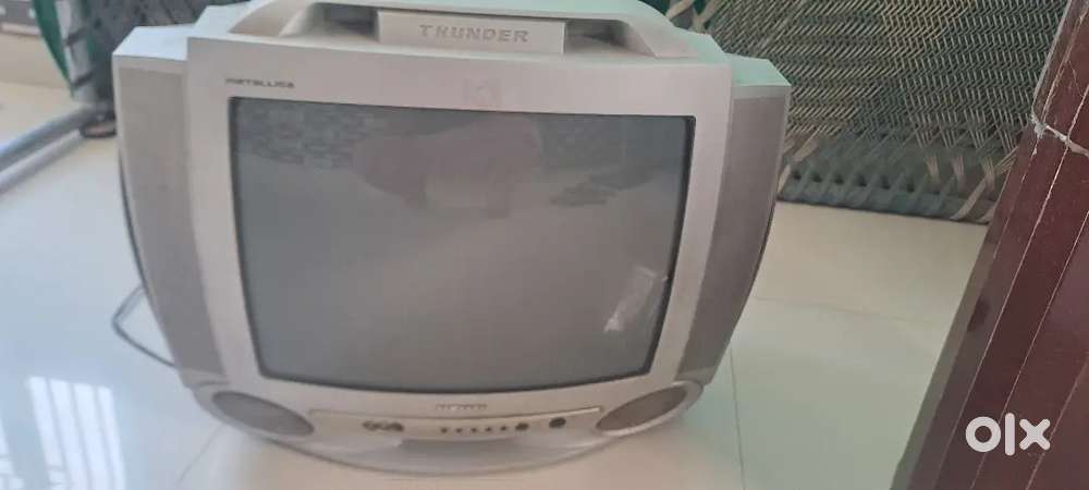 Old TV with remote