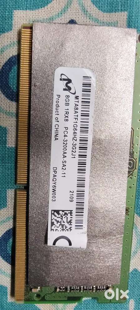 Micron computers 8GB DDR4 3200MHZ Laptop RAM
