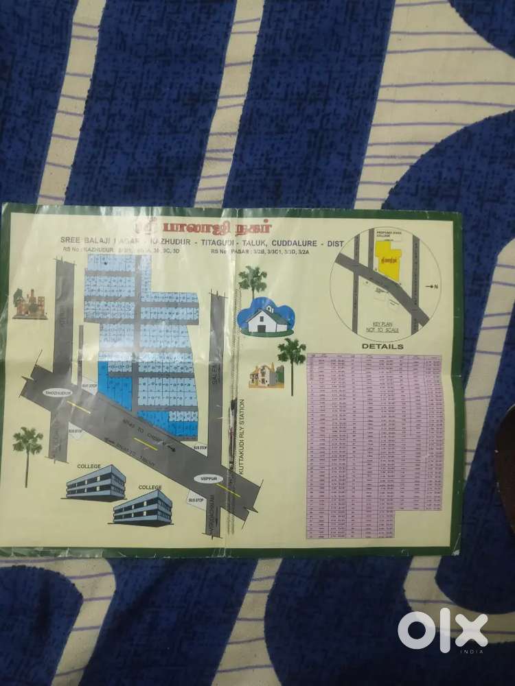 Vacant land plot for construction of house