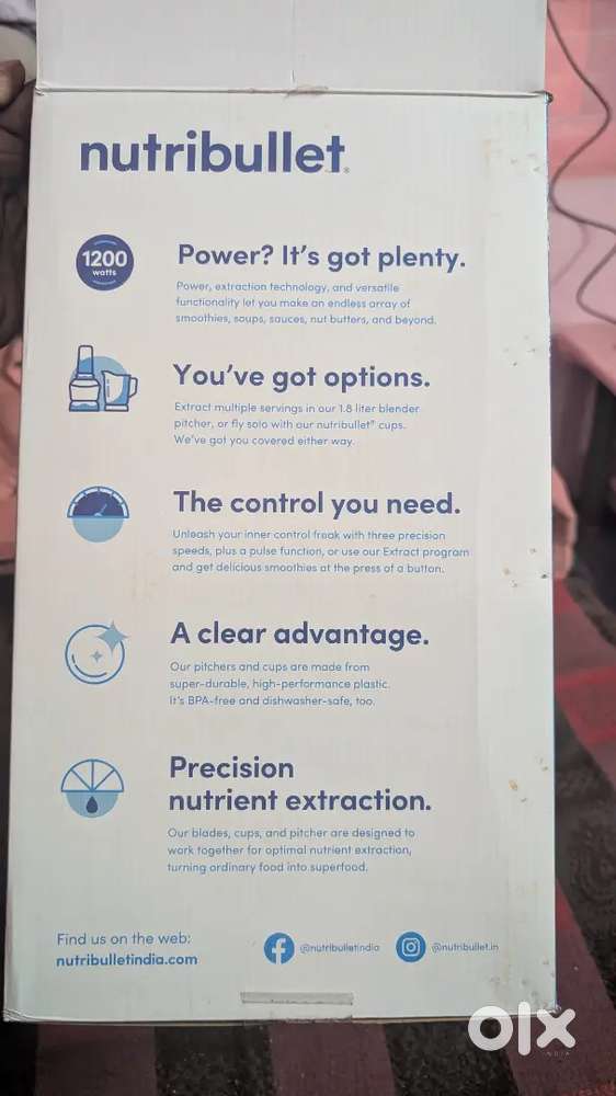 Nutri bullet blender 1200w