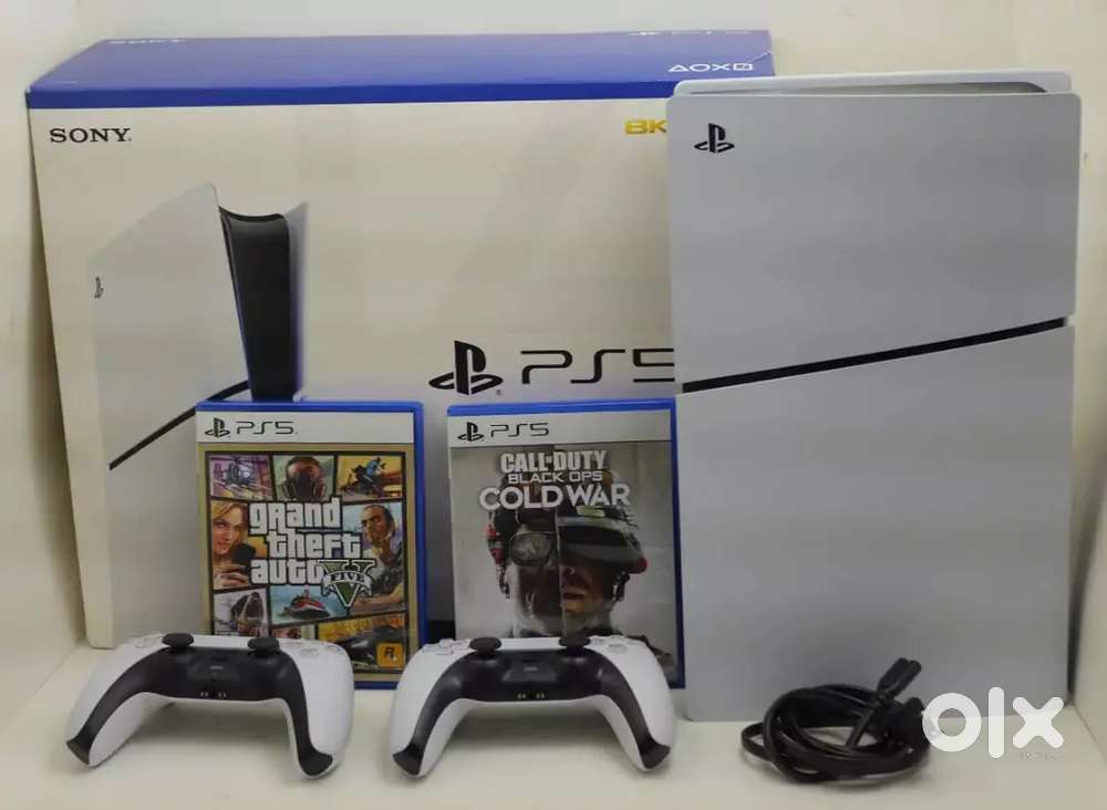 Sony PlayStation 5 Slim Disc Blu-Ray Version 825GB Game Console -