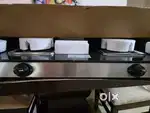 Bajaj Cook top with 2 burners and glass top
