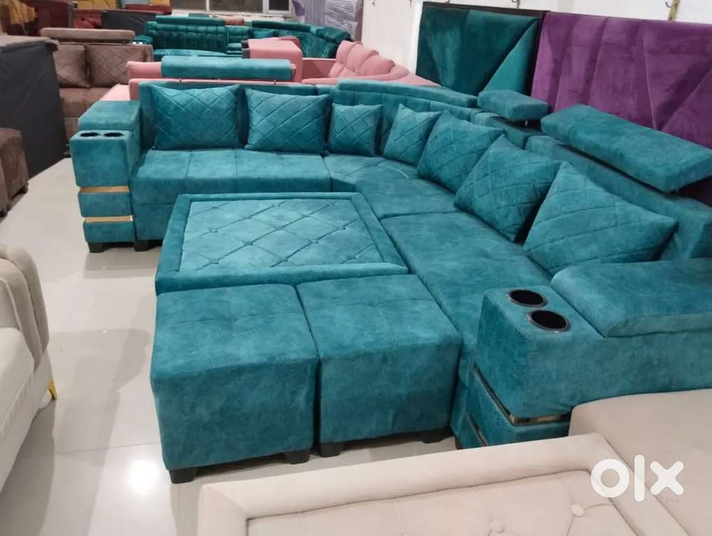 Sofa set corner L shape heavy qwality
