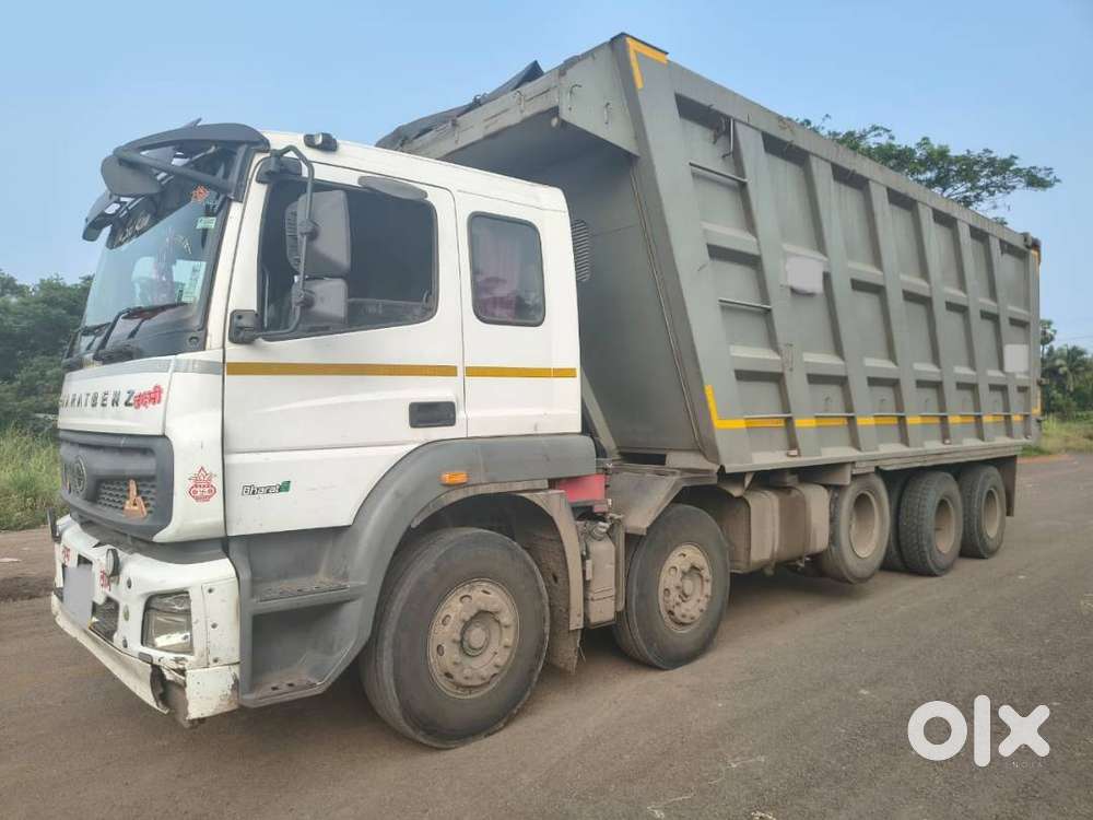 Tipper Bharat Benz 4828 Model 2023 Bogie Suspension 16 Tyre