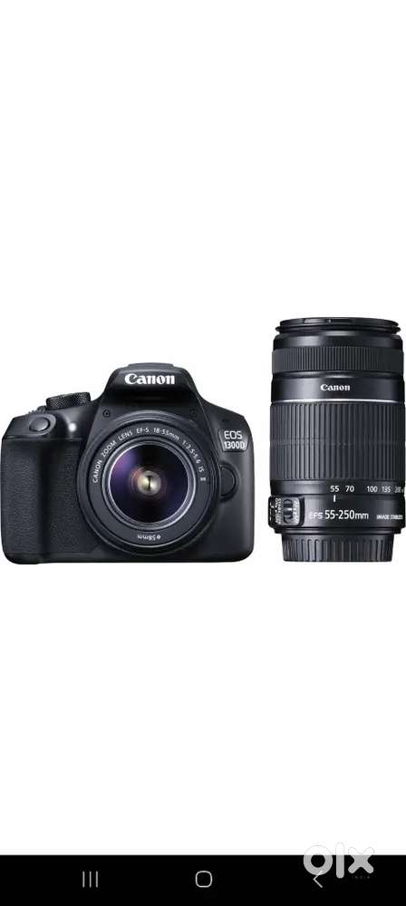 Canon Non use fresh camera he 18 55mm 55 250 lens ke sath