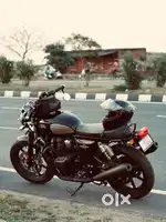 650 twin cylinder black single owner just 1400km driven