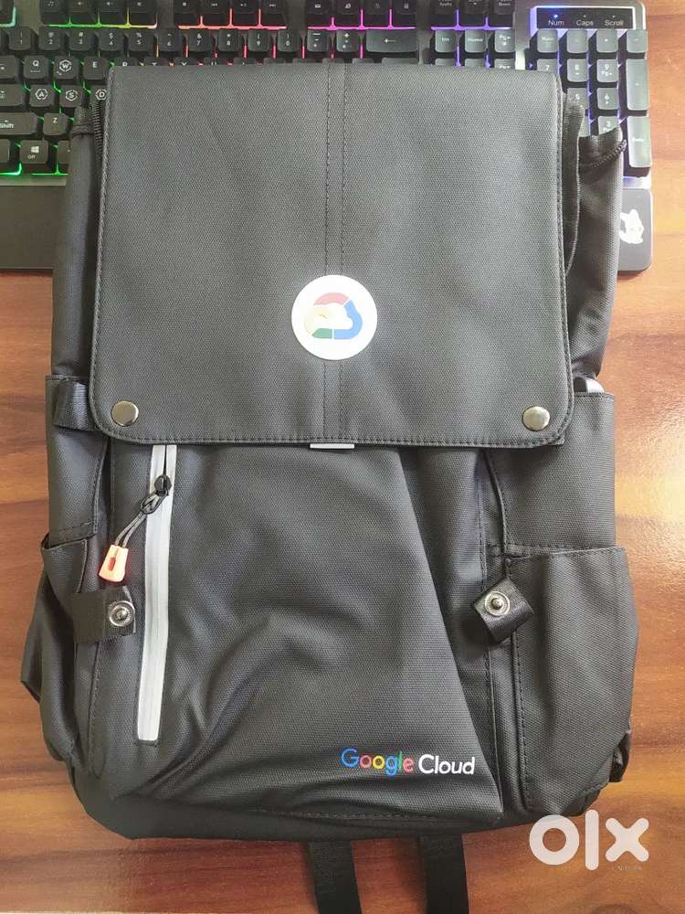 Brand new Google cloud products (Swags): Laptop bags, Hoodie, Tshirts.