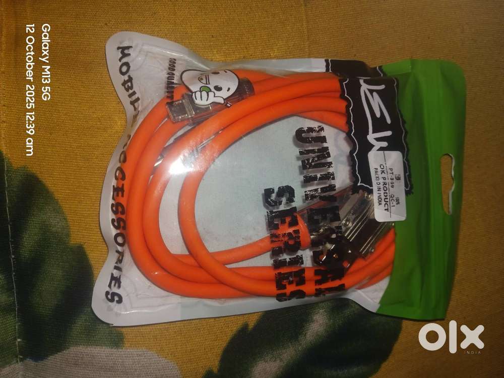 Cable fast charging metalic 3in1 120watt