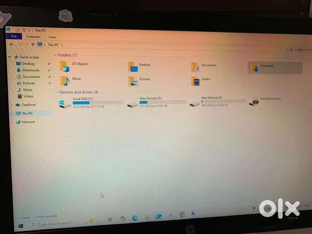 HP Laptop on sale (rs. 25,000 negotiable)