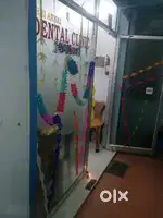 Aluminium partition with glass