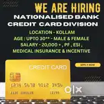 NATIONALISED BANK CREDIT CARD. SALES. OPEN MARKET RETAIL DIVISION