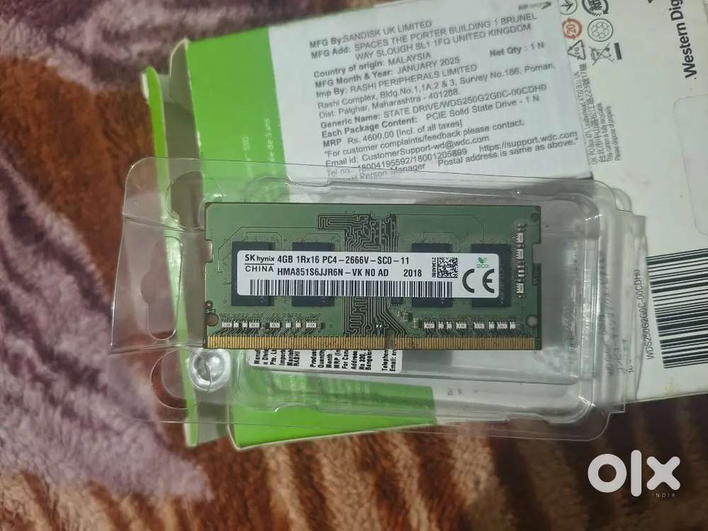 4GB Laptop Ram