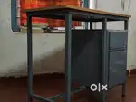 Table with drawer and rack