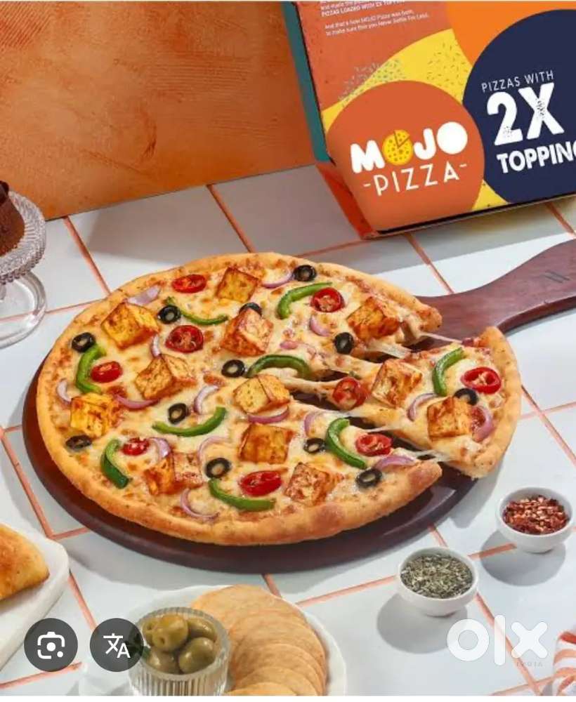 Mojo pizza and box8 food delivery