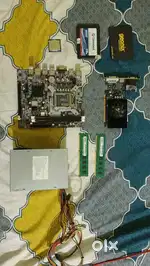 Processor + motherboard + 16gb ram + gt730 graphics card+SSD+powersupl