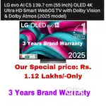 BrandNew LG 55inch OLED ( C5 Model) AI Smart Dolby Atmos TV@25%OFF