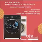 Technician and trainee