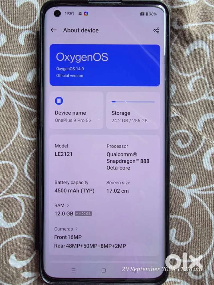 9 pro (Model LE2121)