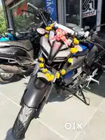 Single handed used first owner well maintained bike MT 15, blue