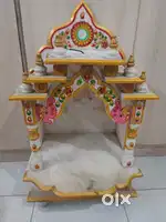 Marble Mandir with panel light