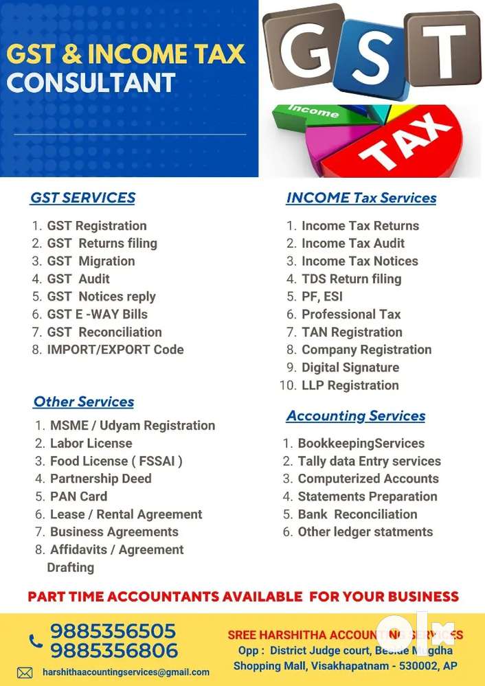 GST returns filing and accounting