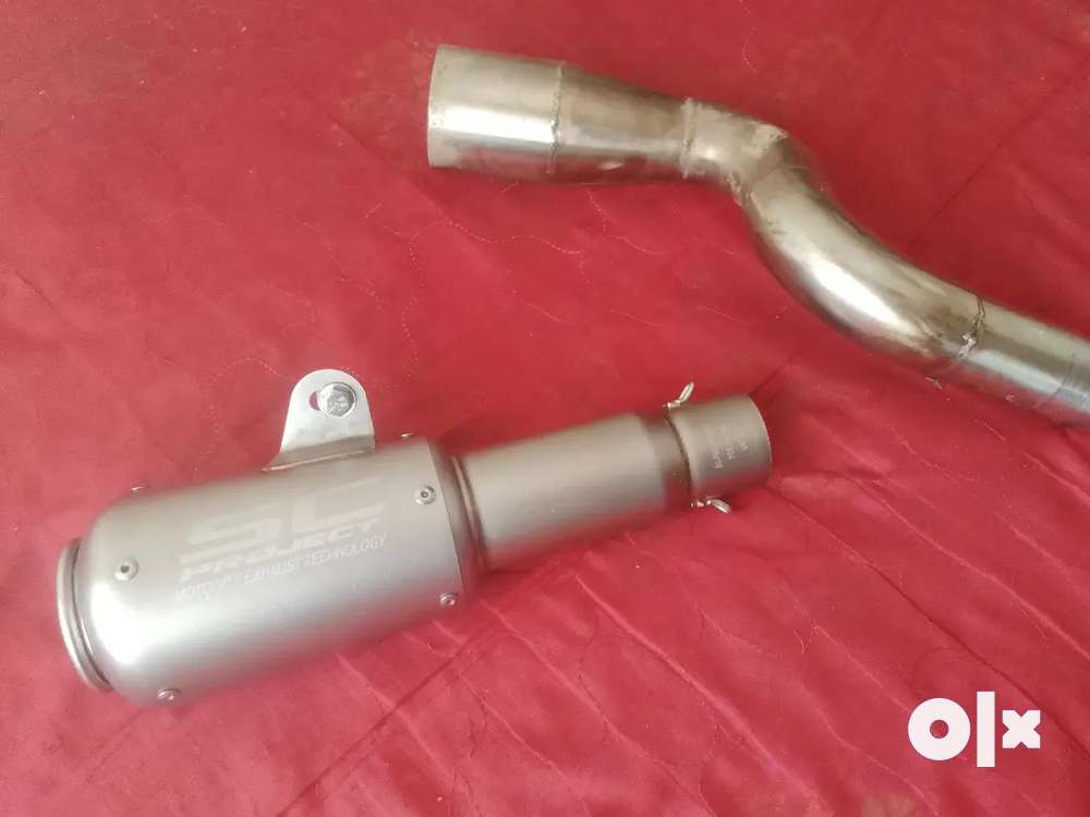SC project exhaust  1month old with cross pip for ktm rc200