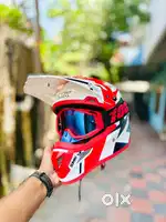 Smk helmet and goggles