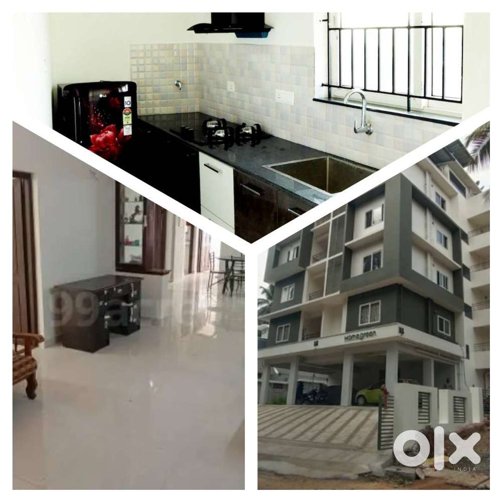 1,2, 3 bhk furnished flat for ren or lease in palakkad town area