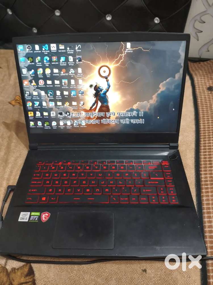 MSI GF 65Thin Gaming Laptop RTX 3060 16GB DDR5 512GB NVME SSD