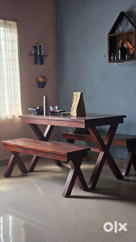 Wooden dining