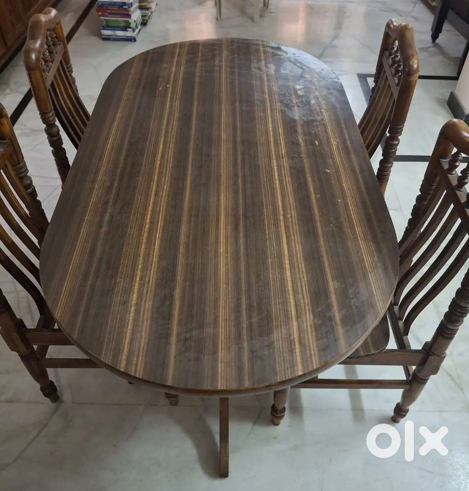 Dining table with four chairs