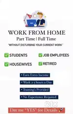 WORK from home and work from office available