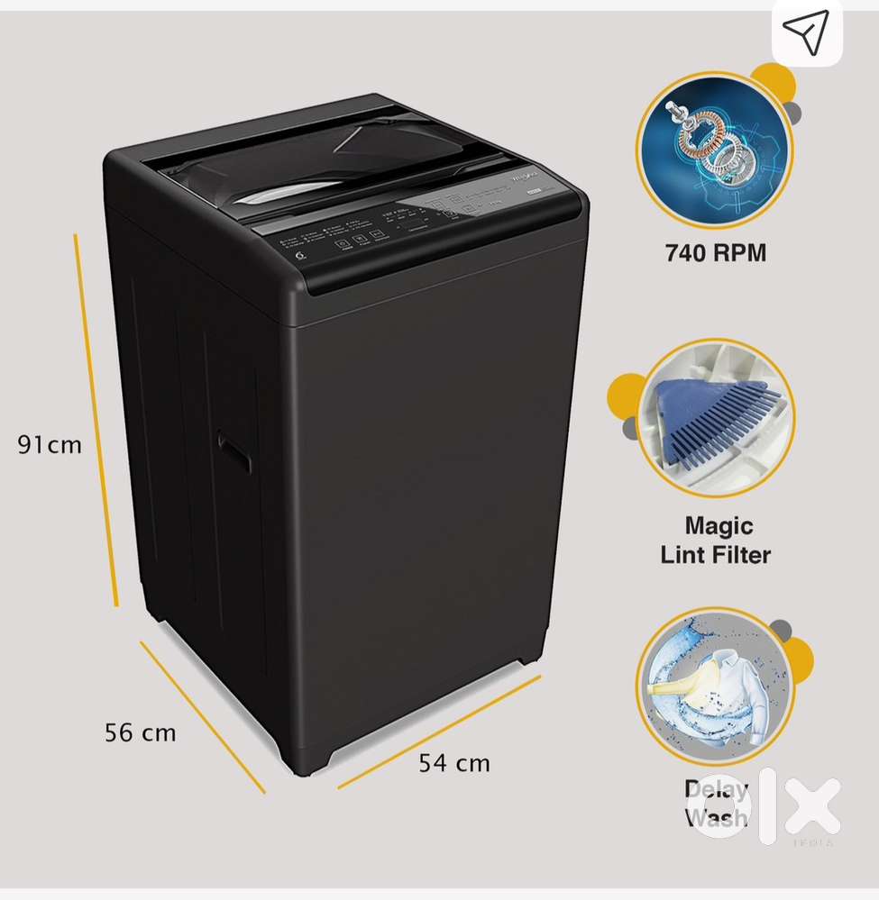 New and box back whirlpool 7kg top load machine