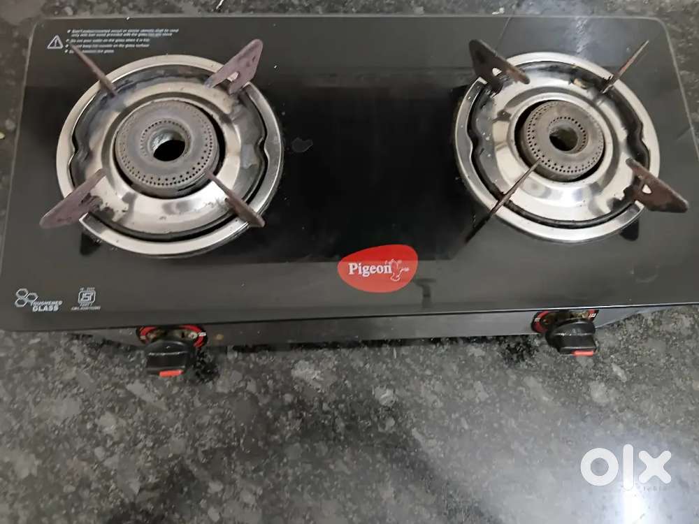 Kitchen stove 2 burner with glass top