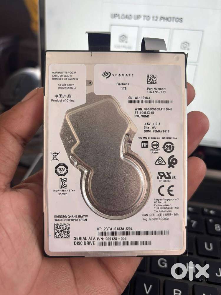 COMPUTER HARD DISK 1 TB SEAGATE  FIRE CUDA 1 TB