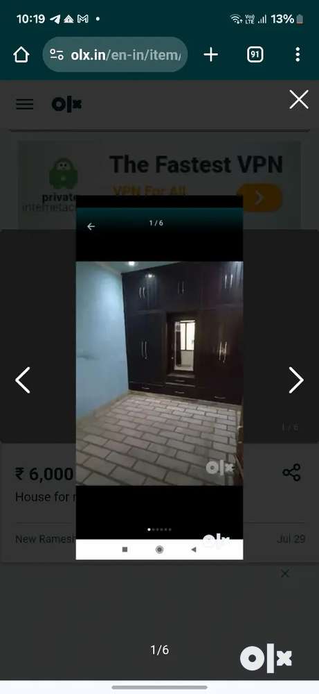 House for rent first floor in new ramesh nagar panipat