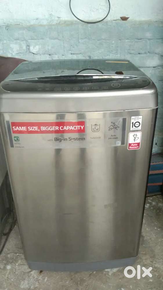 LG washing machine 11 kg top load